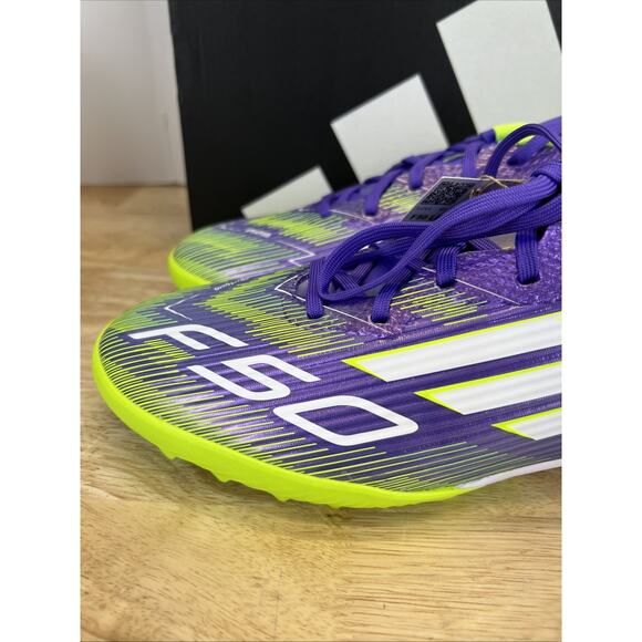 Adidas F50 League TF Turf Shoes Soccer Cleats Purple JH7724 Futsal Men’s Size 12 main image 6